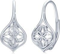 wholesale 925 Sterling Silver Celtic Knot Leverback Earrings for Women & Girls - Vintage  Ideas-D-Celtic 1096
