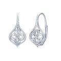 wholesale 925 Sterling Silver Celtic Knot Leverback Earrings for Women & Girls - Vintage  Ideas-0-0