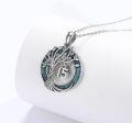 wholesale 925 Sterling Silver Turquoise Tree of Life 15th Birthday Pendant - Hypoallergenic Nickel-Free 20mm Gift-0-2