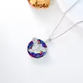 TOUPOP Sterling Silver Crystal Phoenix Pendant Necklace For Women-0-3