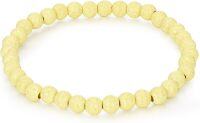 wholesale 14K Gold Bead Ball Stretch Bracelet 3mm 6mm for Women 5 9 -6.5 Inches style 4-5mm