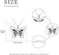 wholesale 925 Sterling Silver Celtic Knot Butterfly Pendant Necklace  for Women Girls-0-3