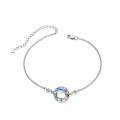 wholesale 925 Sterling Silver Infinity Circle Bracelet Wholesale With Rainbow Charm-0-29