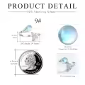 wholesale 925 Sterling Silver 925 Sterling Silver Moonstone Celtic Wolf Howling Adjustable Ring-0-2