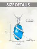 wholesale Sterling Silver Gemstone Dainty Pendant Necklace for Women Mom Gift-0-91