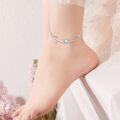 wholesale Sea Turtle Dolphin Mermaid Anklet For Women 925 Sterling Silver Dolphin Beach Anklet Ocean Summer Jewelry Gifts For Women -0-3