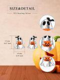 wholesale 925 Sterling Silver Halloween Ghost Pumpkin Stud Earrings-0-1