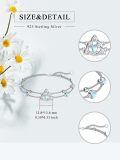 wholesale 925 Sterling Silver Celtic Knot Bracelet With Blue Moonstones-0-1