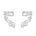 wholesale 925 Sterling Silver Celtic Knot Bat Filigree Viking Ear Cuff Earrings for Women Men Cool Non-Piercing Ear Wrap Jewelry-0-0