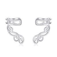wholesale 925 Sterling Silver Celtic Knot Bat Filigree Viking Ear Cuff Earrings for Women Men Cool Non-Piercing Ear Wrap Jewelry-short-filigree