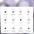 wholesale 925 Sterling Silver AAAAA Natural Gemstone Purple Heart Pendant Necklace for Women, Sensitive Skin Safe, Gift Box-0-5