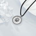 wholesale 925 Sterling Silver Valknut Pendant Norse Viking Jewelry For Men And Women-0-3