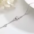 wholesale 925 Sterling Silver Koala Bear Charm Bracelet for Women and Girls-0-2