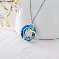 TOUPOP Sterling Silver Crystal Mom Mother Necklace Birthday Gift From Son Daughter-0-2