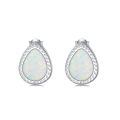 wholesale 925 Sterling Silver Blue Larimar Teardrop Earrings-0-6