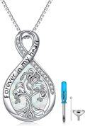 wholesale Sterling Silver Urn Necklace for Ashes with Filler Kit-0-0
