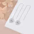 wholesale 925 Sterling Silver Clover Drop Earrings Wholesale for Women Gifts-0-1
