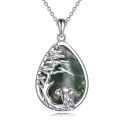 wholesale 925 Sterling Silver Elephant Tree of Life Pendant Necklaces for Women Gifts for Mom Mothers Day Birthdays-0-0