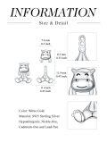 TOUPOP 925 Sterling Silver Stud Earrings Hippo Frog Cow Axolotl Elephant-0-3