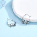 wholesale 925 Sterling Silver Octopus Hoop Earrings Vintage Animal s for Women-0-3