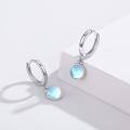 wholesale 925 Sterling Silver Moonstone Drop Earrings-0-1