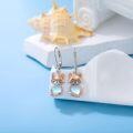 wholesale 925 Sterling Silver Fox Moonstone Drop Earrings Gifts for Women-0-1