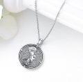 wholesale 925 Sterling Silver Egyptian Nefertiti and Anubis Pendant Necklace for Women & Men-0-4
