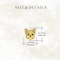 wholesale 925 Sterling Silver Yorkshire Terrier Dog Stud Earrings Jewelry for Women Puppy Gifts-0-3