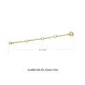 wholesale 925 Sterling Silver Plated 14k Yellow Gold 2 3 4 Necklace Chain Extender Dainty Strong Removable Jewelry Extension for Necklaces & Bracelets-0-19