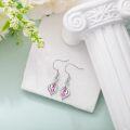 wholesale 925 Sterling Silver Oval Gemstone Dangle Drop Earrings for Women-0-2