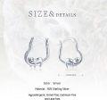 wholesale 925 Sterling Silver Sloth Huggie Hoop Earrings - Cute Animal Design  for Her-0-4
