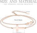 wholesale  Sterling Silver Cross Infinity Bracelet with Stones Faith Jewelry Gift for Women Mom -0-1