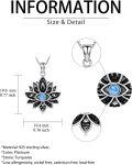 wholesale  Sterling Silver Evil Eye Protection Necklace for Women Gift for Her Wife Mom Sister -0-6