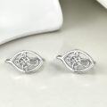 wholesale 925 Sterling Silver Celtic Knot Leverback Dangle Drop Earrings-0-1