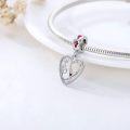 wholesale 925 Sterling Silver Heart Stethoscope Nurse Cross Charm Bracelet  for Women Girls-0-2