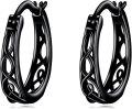 wholesale 925 Sterling Silver Gold Small Huggie Filigree Hoop Earrings for Women - Birthday Gift Ideas-0-6