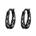 wholesale 925 Sterling Silver Celtic Knot Hoop Earrings Wholesale Pair-0-0