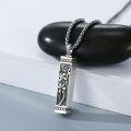wholesale 925 Sterling Silver Flower Cremation Urn Necklace Pendant-0-1