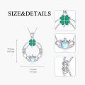 wholesale 925 Sterling Silver Claddagh Clover Heart Celtic Knot Pendant Irish Jewelry-0-3
