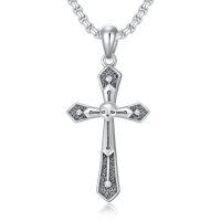 wholesale 925 Sterling Silver Skull Cross Pendant Religious  for Men & Women-Skull Cross