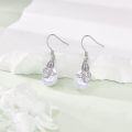 wholesale 925 Sterling Silver Dragonfly Keshi Pearl Teardrop Dangle Earrings for Women's  Ideas-0-4