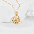 wholesale 14K Gold Always My Sister Forever Friend Heart Pendant Necklace for Sisters-0-1