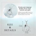 wholesale 925 Sterling Silver Cat Heart Pendant Necklace-0-2