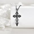 wholesale 925 Sterling Silver Cross Pendant Necklace-0-4