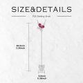 wholesale 925 Sterling Silver & Ruby Red Zircon Butterfly Lariat Necklace for Women, 18-0-4
