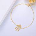 wholesale 14K Gold Tree of Life Dreamcatcher Charm Bracelet for Women - Mothers Day Gift-0-3