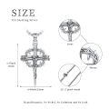 wholesale 925 Sterling Silver Crucifix Pendant Necklace  with Crown of Thorns - Religious Jewelry for Men & Women-0-3