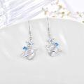 wholesale 925 Sterling Silver Planet & Star Drop Earrings - Cosmic Jewelry for Women-0-1