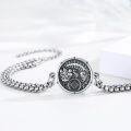 wholesale 925 Sterling Silver Pixiu Charm Bracelet Feng Shui Prosperity Protection Wealth Good Luck Jewelry-0-2