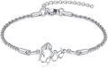 wholesale 925 Sterling Silver French Bulldog and Penguins Charm Bracelet for Women-0-0
